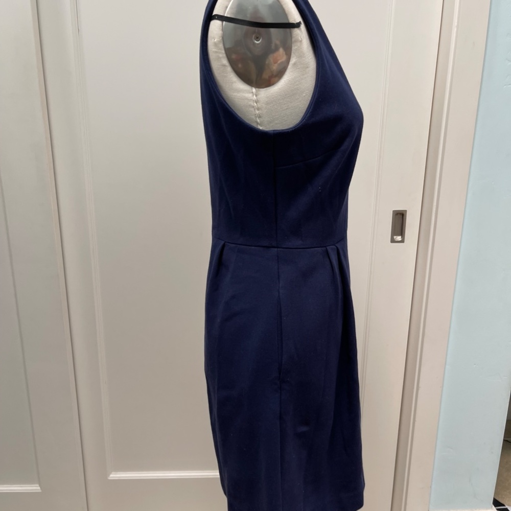 Madewell pleated Dress | Blue | Size M - Picture 2 of 3